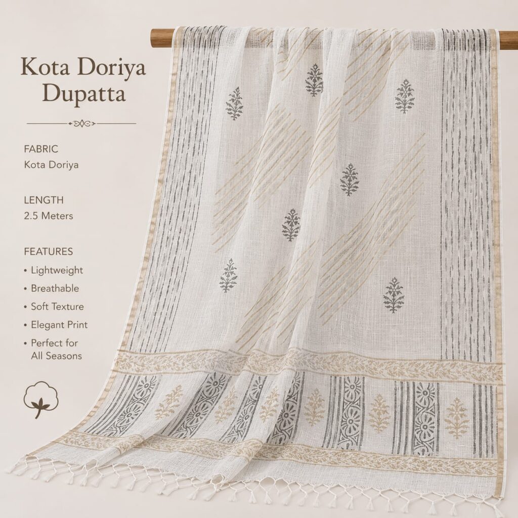 Kota doriya Dupatta