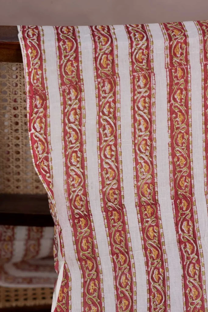 Bloom Trails Sanganeri Mul Cotton Fabric