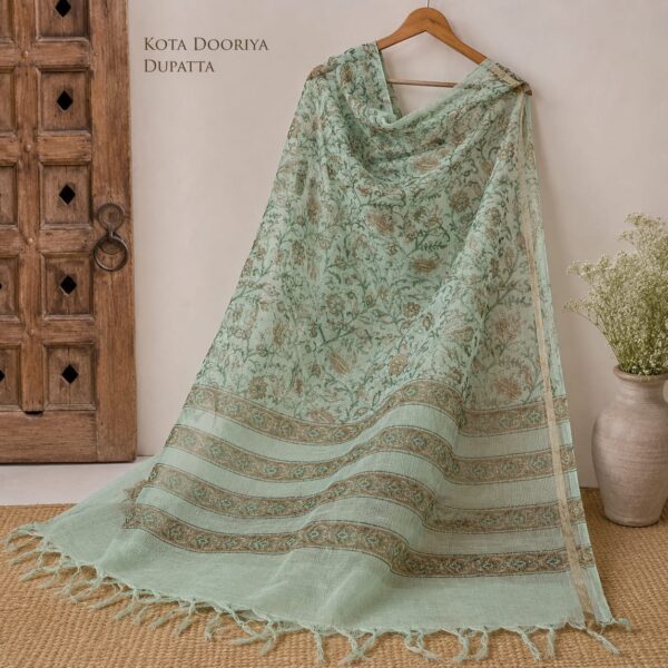 green dupatta kota doriya