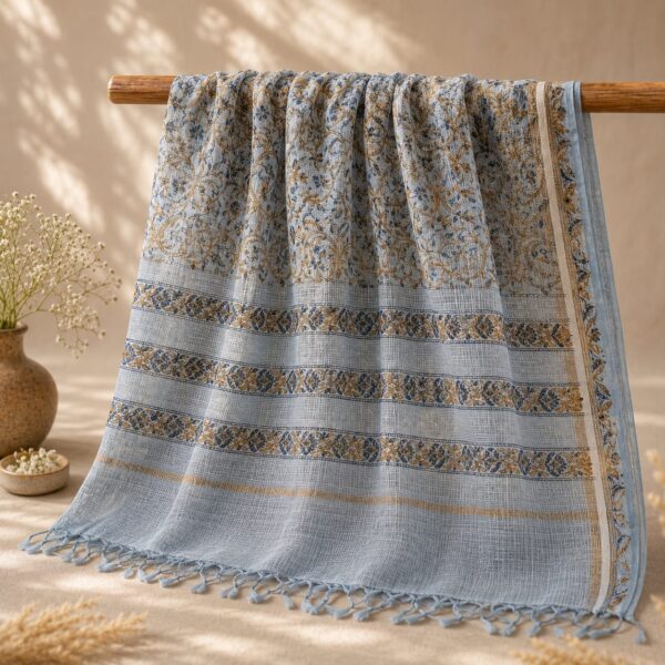 kota doriya blue printed